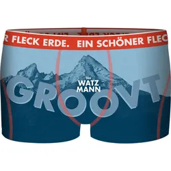 Ein schöner Fleck Erde Boxershorts DER Watzmann Groovt hellblau M