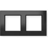 eQ-3 Homematic IP Glasrahmen – 2-fach Schwarz