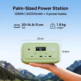 Bluetti Elite 10 MINI Powerstation 0,128 kWh