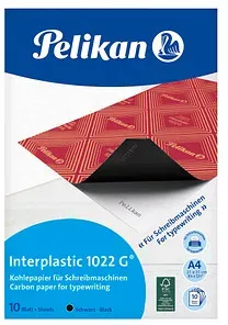 Pelikan Kohlepapier interplastic 1022 G® 100401560 DIN A4, 10 Blatt