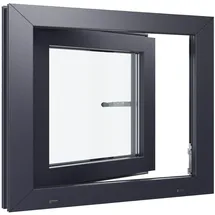 Kellerfenster Kunststofffenster DIN Rechts 50 x 60 cm weiß