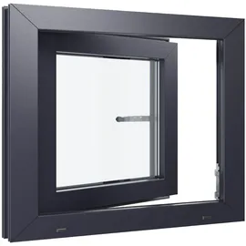 Kellerfenster Kunststofffenster DIN Rechts 50 x 60 cm weiß