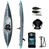 Coasto Capitole Kajak, Grau/Grünes Wasser, 1P, Unisex-Adult