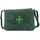 Allgäu Rebell Blümchen Umhängetasche Leder Green