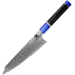 Sternsteier Damastmesser Dragon Damastmesser Serie - Schwarzblau Griff