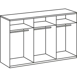 WIMEX Kleiderschrank WIMEX "New York", braun (struktureichefarben hell), B:270cm H:208cm T:58cm, Schränke, Kleiderschrank, in vielen Breiten, 208 oder 236cm hoch
