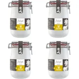ÖLMÜHLE SOLLING - BIO Kokosöl | 100% natives Bio-Kokosnussöl | Ideal geeignet zum Braten, Backen und Frittieren, als Haut-& Haarpflege sowie für Hunde und Katzen | Inhalt: 4 x1 L im Bügel-Glas
