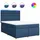 vidaXL Boxspringbett 140 x 200 cm Blau