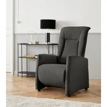 sit&more TV-Sessel SIT & MORE "Melissa", grau (anthrazit), B:71cm H:113cm T:85cm, 100% Polyester, Sessel, wahlweise elektrisch oder manuell verstellbar, optional Aufstehhilfe