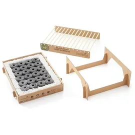 Buri Einweggrill beige