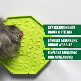 Procyon Leckmatte Hund und Katze Ladi Mat Wobbler mit Saugnapf perfekte Ablenkung beim Pflegen und Baden