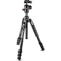 Manfrotto Befree Advanced Alu Reisestativ Kit QPL mit Kugelkopf Aluminium schwarz