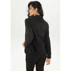 Aniston SELECTED Kurzblazer gemustert Orange/Schwarz 38