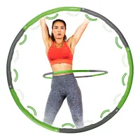 Tunturi Hula Hoop Reifen Erwachsene mit Gewicht, 1,8 kg,