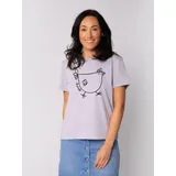wat? APPAREL T-Shirt Le poulet - das Huhn in Lavender | Gr.: 36