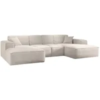 Kaiser möbel Ecksofa, Eckcouch U form, Wohnzimmer Couch Large