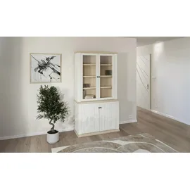 Forte Vitrine FORTE DURO 109,8 x 212 x 41,3 cm Weiß