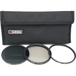Caruba UV + CPL + ND8 Filter Set 72mm, Objektivfilter Zubehör