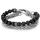 Kingka Armband mit Achat schwarz SB2207SAG Größe 22cm