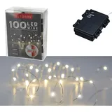 Cepewa LED-Lichterkette 100 LED 1020 cm warmweiß