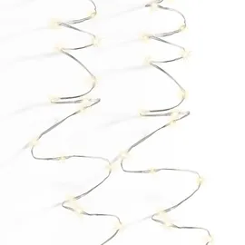 MARELIDA LED Solar Drahtlichterkette - 360 warmweiße LED - 8 Funktionen/USB - L: 18m - Dämmerungssensor