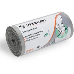 DEISS First Plus pcr Müllbeutel 80 Liter Grau | 34043