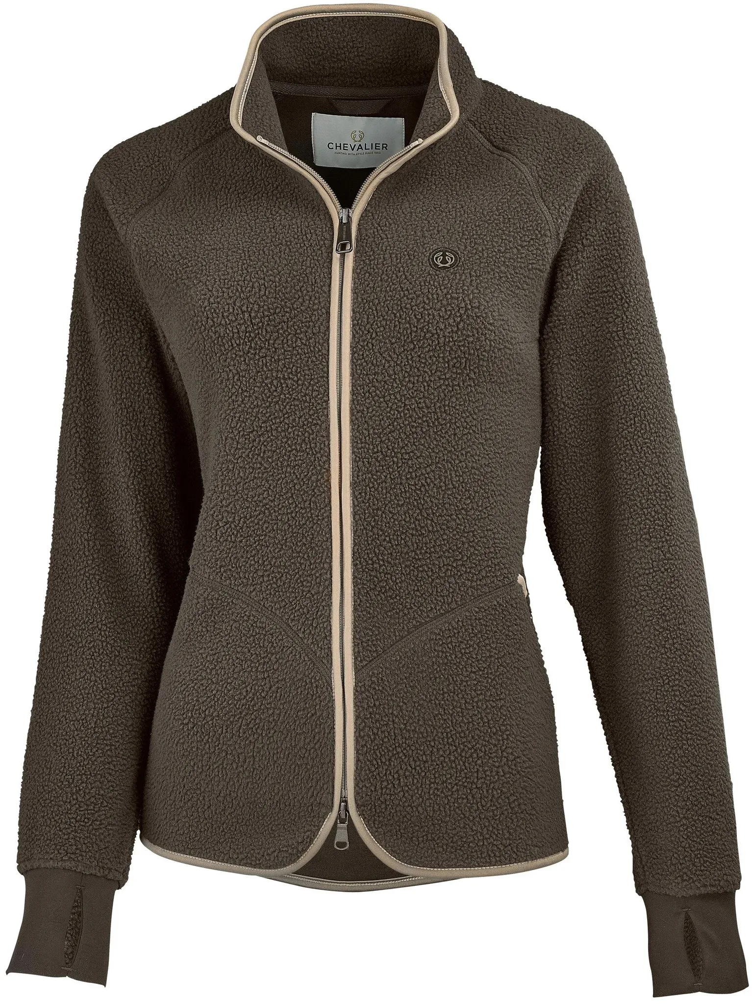 Chevalier Fleecejacke Pax Light Pile, leather brown, 38