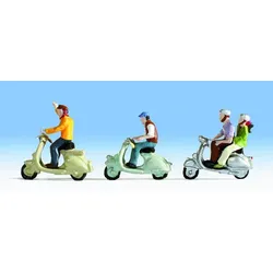 NOCH 15910 H0 FIGUREN - Motorrollerfahrer