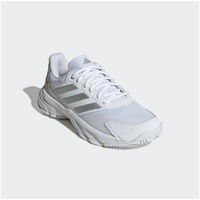 adidas PERFORMANCE "COURTJAM CONTROL 3" Gr. 41, weiß (cloud white, silver metallic, grey one) Schuhe Sportschuhe Multicourt