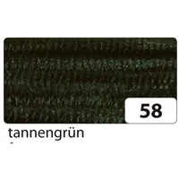 Folia Pfeifenreiniger Chenilledraht 8 mm 10 Stück tannengrün