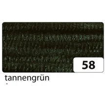 Folia Pfeifenreiniger Chenilledraht 8 mm 10 Stück tannengrün