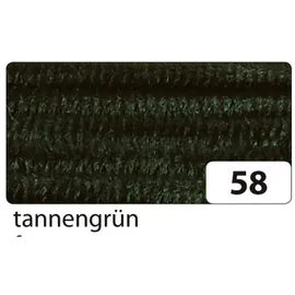 Folia Pfeifenreiniger Chenilledraht 8 mm 10 Stück tannengrün