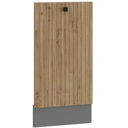 Frontblende vollintegrierten Geschirrspüler 45cm Küche AVA Artisan Lamellenoptik