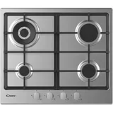 Candy CHG6BR4WX Einbau-Gaskochfeld, 4 Brenner, Edelstahl - Silber