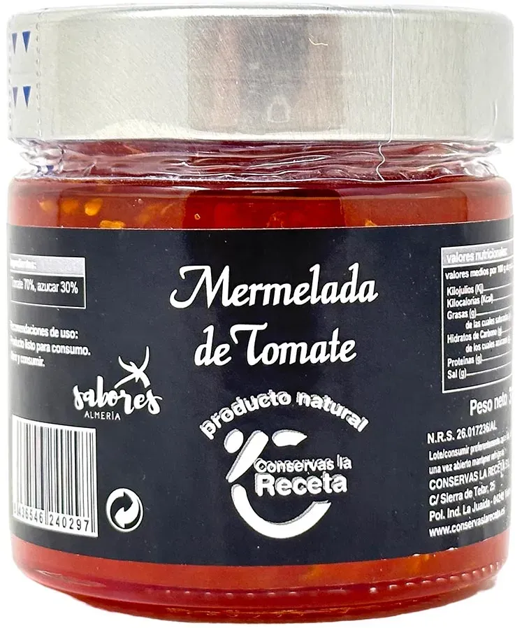 Conservas La Receta Mermelada de Tomate Tomaten Konfitüre aus Spanien