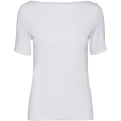 Vero Moda Damen T-Shirt VMPANDA MODAL S/S Weiß M