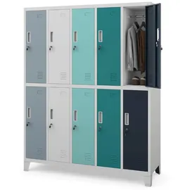 Jan Nowak BERLIN Umkleideschrank 172x136x45cm Mehrfarbig