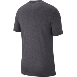 Nike Sportswear T-Shirt Herren dk grey heather/black/white M