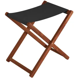 Erst-Holz Klappbarer Holz-Campinghocker XL in normaler Sitzhöhe in vielen Farben V-10-226