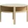 Forte Beistelltisch Tobago, runder Couchtisch mit 4 Ablagefächern, B/H/T 74,4/45,5/74,4 cm, Durchmesser ca. 74,5 cm gelb