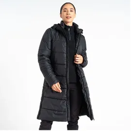 Dare 2b Distinguish Baffle Wintermantel gesteppt für Damen , Farbe:Schwarz, Größe:46 - Schwarz - 46