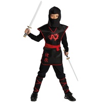 Rubie's 12800-152 Ninja Krieger Jungen Kinder Kostüm Fasching Karneval Verkleiden: Größe: 152