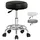 CASARIA Rollhocker schwarz/silber