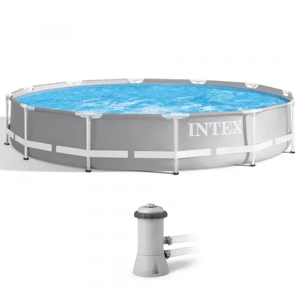 Intex Prisma Frame 26712NP - Ø366x76 cm - Aufstellpool + Filterpumpe