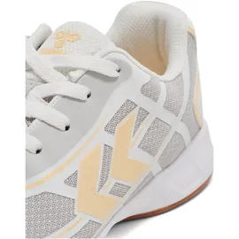 hummel Root Elite Handballschuhe weiß, Größe 40 1⁄2 - white/orange 40.5