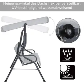 CASARIA Oxford grau 2-Sitzer