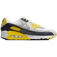 NIKE Herren AIR MAX 90 Sneaker, Weiß Lt Smoke Grey Lightening, 40 EU - 40 EU
