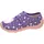 Fischer Markenschuh Klett-Hausschuh Lila 35