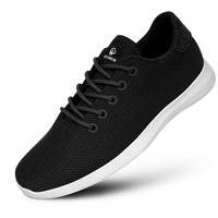 GIESSWEIN Merino Wool Knit Men - Atmungsaktive Herren Sneakers aus Merino Wool 3D Stretch, Sportliche Freizeitschuh, Barfuß- Schuhe - 44 EU