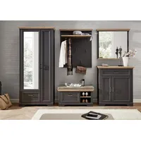 Innostyle Garderoben Set JASMIN GH83 Farbton Graphit mit Artisan